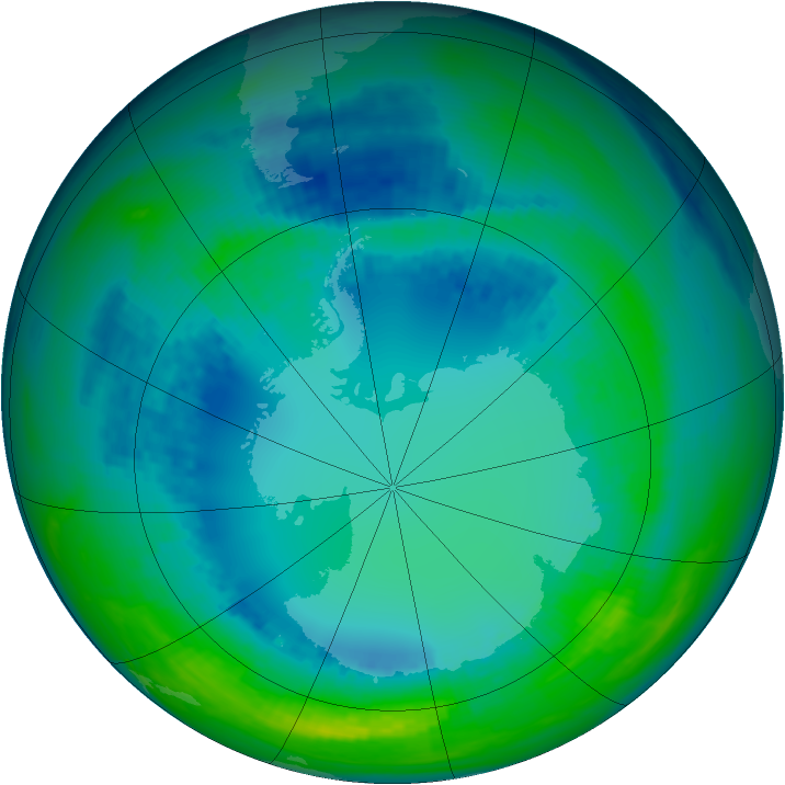 Ozone Map 2004-08-11